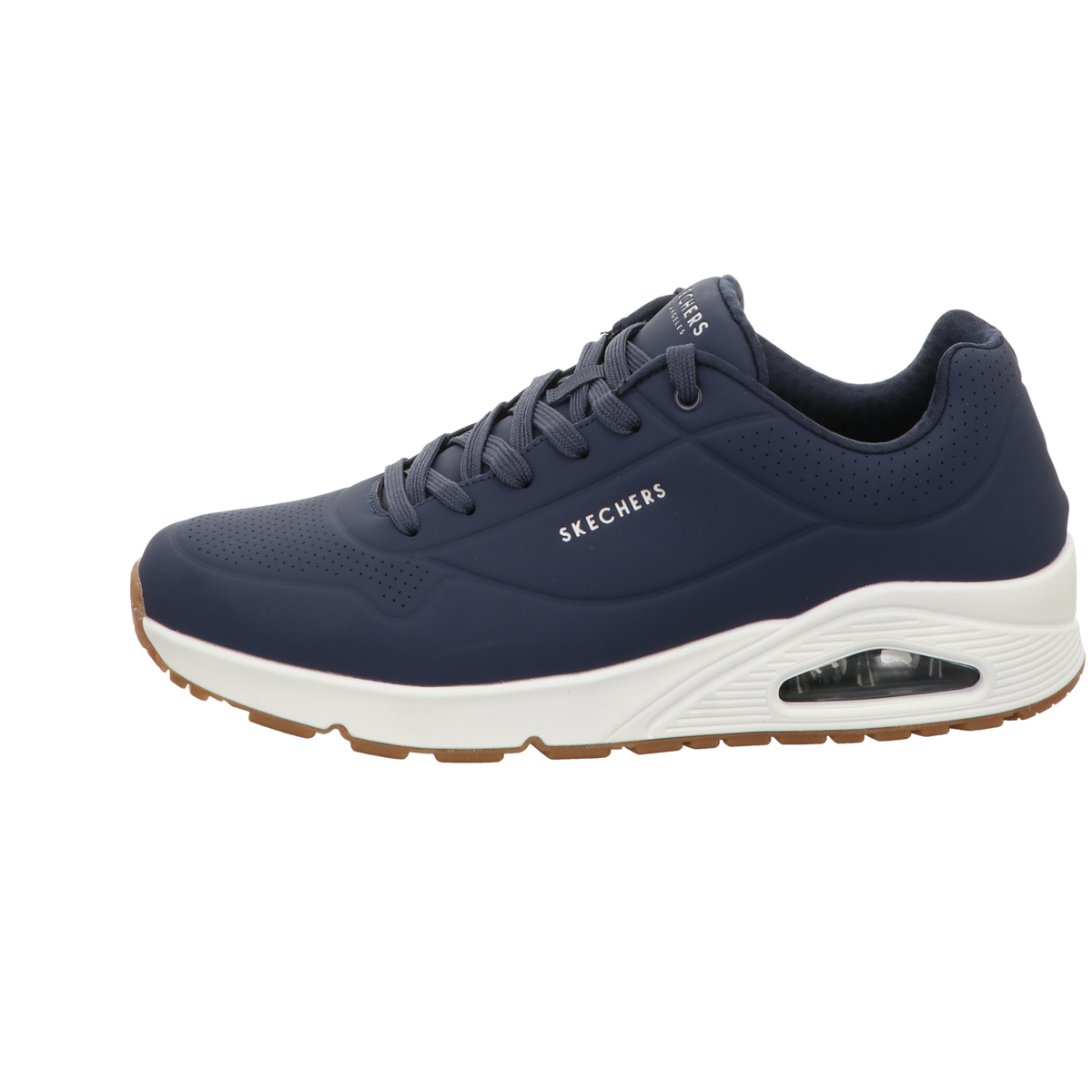 Skechers Herren Schnürschuh Uno Stand On Air in blau