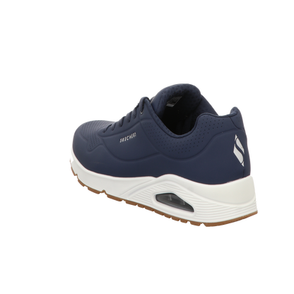 Skechers Herren Schnürschuh Uno Stand On Air in blau
