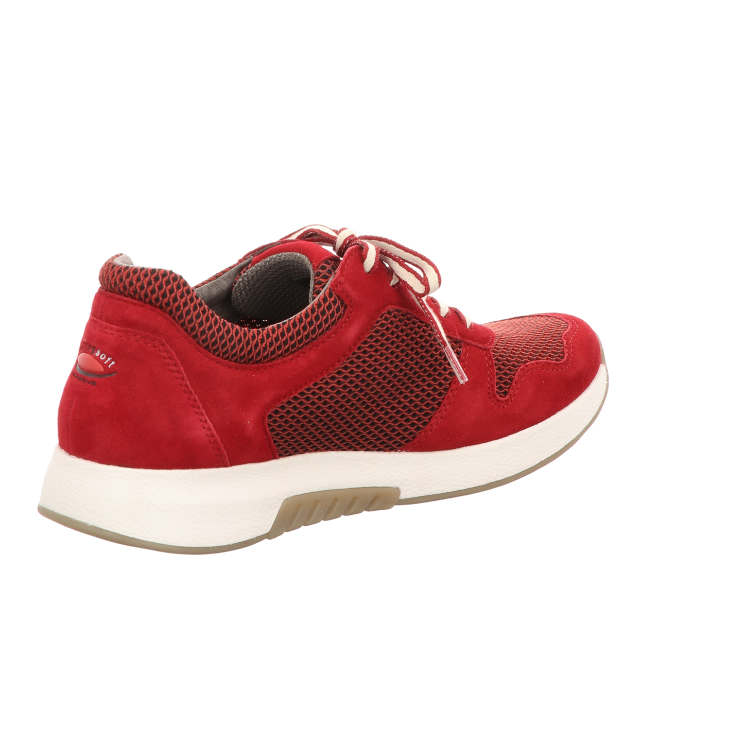 Gabor Damen Schnürschuh bequem Rolling Soft in rot
