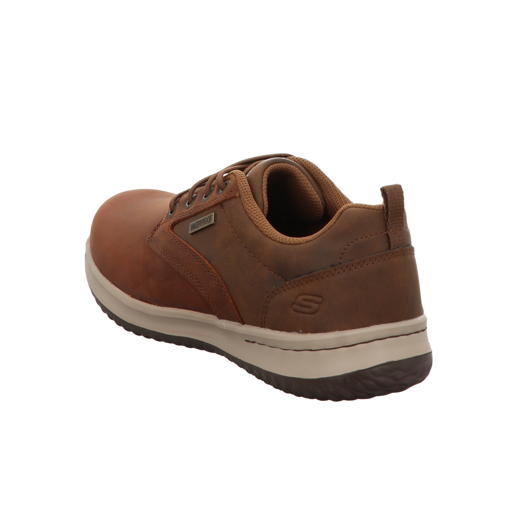 Skechers Herren Schnürschuh Delson Antigo in braun