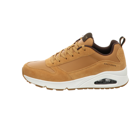 Skechers Herren Schnürschuh Uno Stacre in beige