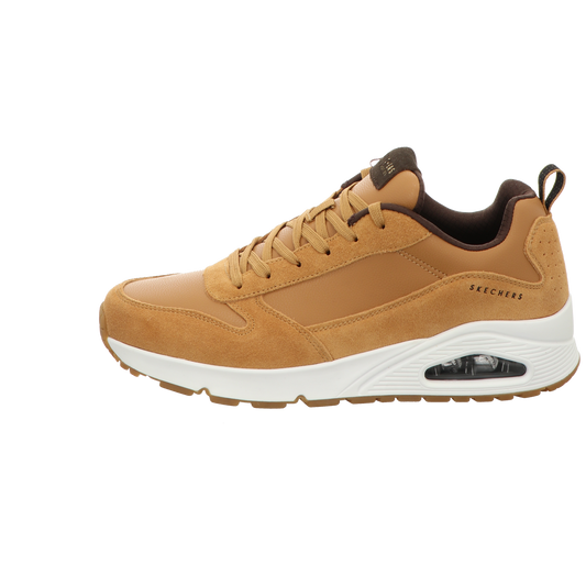 Skechers Herren Schnürschuh Uno Stacre in beige
