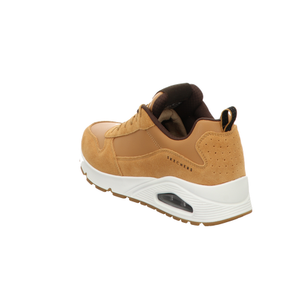 Skechers Herren Schnürschuh Uno Stacre in beige