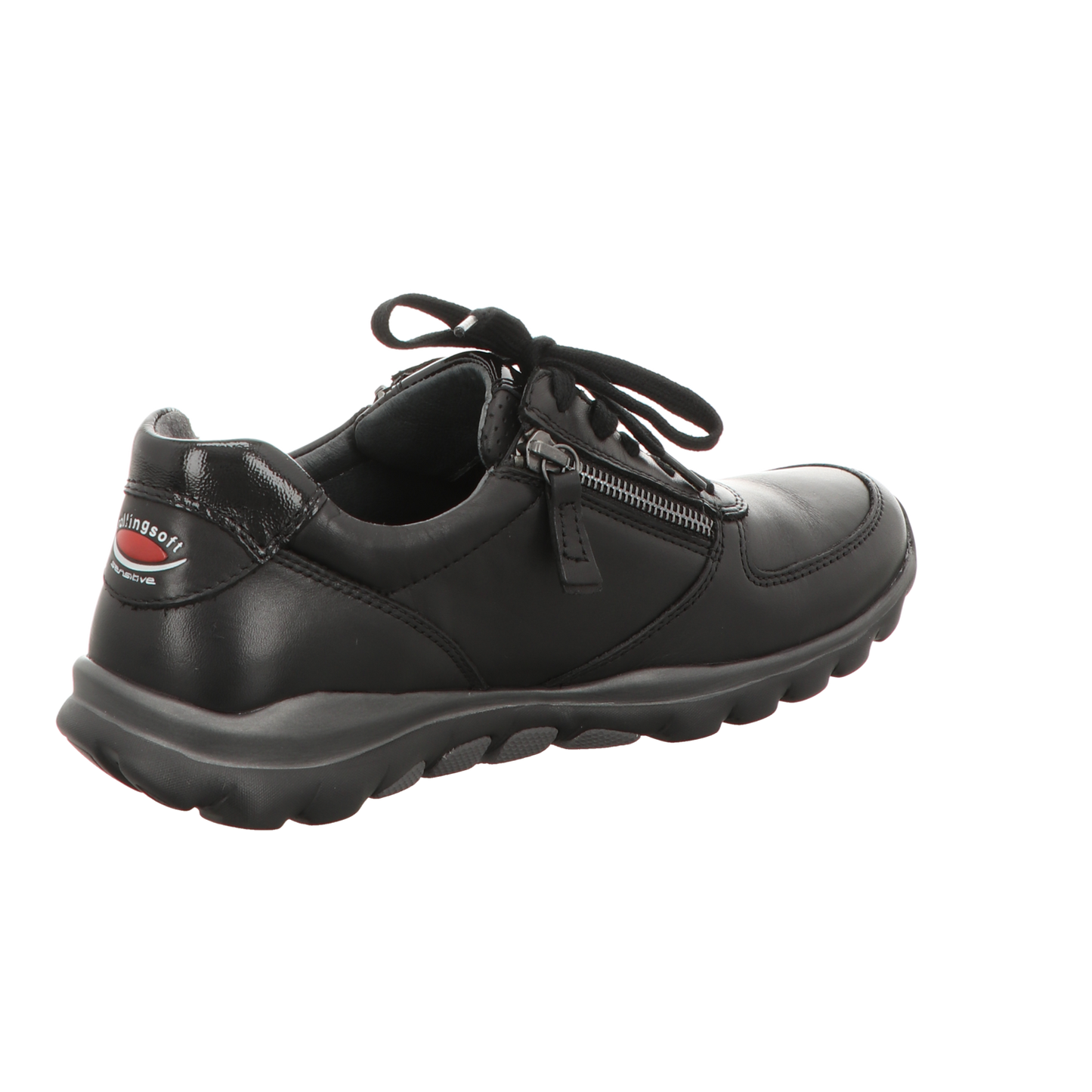 Gabor Damen Schnürschuh bequem  in schwarz