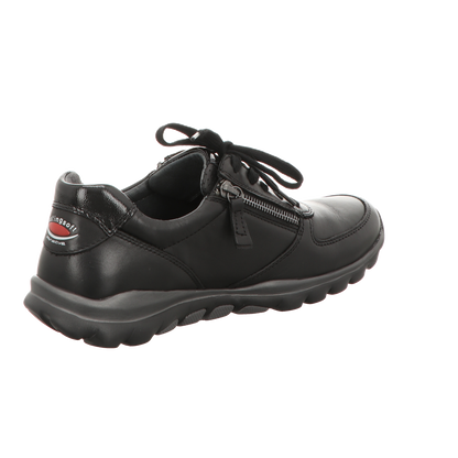 Gabor Damen Schnürschuh bequem  in schwarz