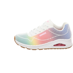 Skechers Damen Schnürschuh Uno-Eye-Catching in weiss