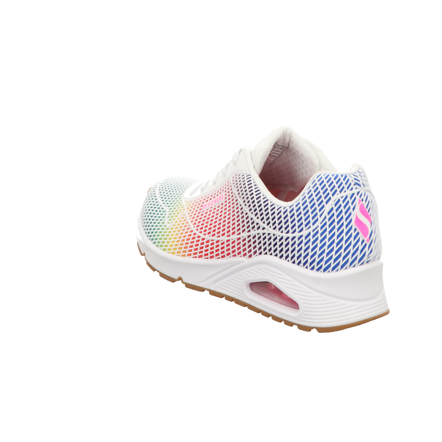 Skechers Damen Schnürschuh Uno-Eye-Catching in weiss