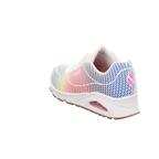 Skechers Damen Schnürschuh Uno-Eye-Catching in weiss