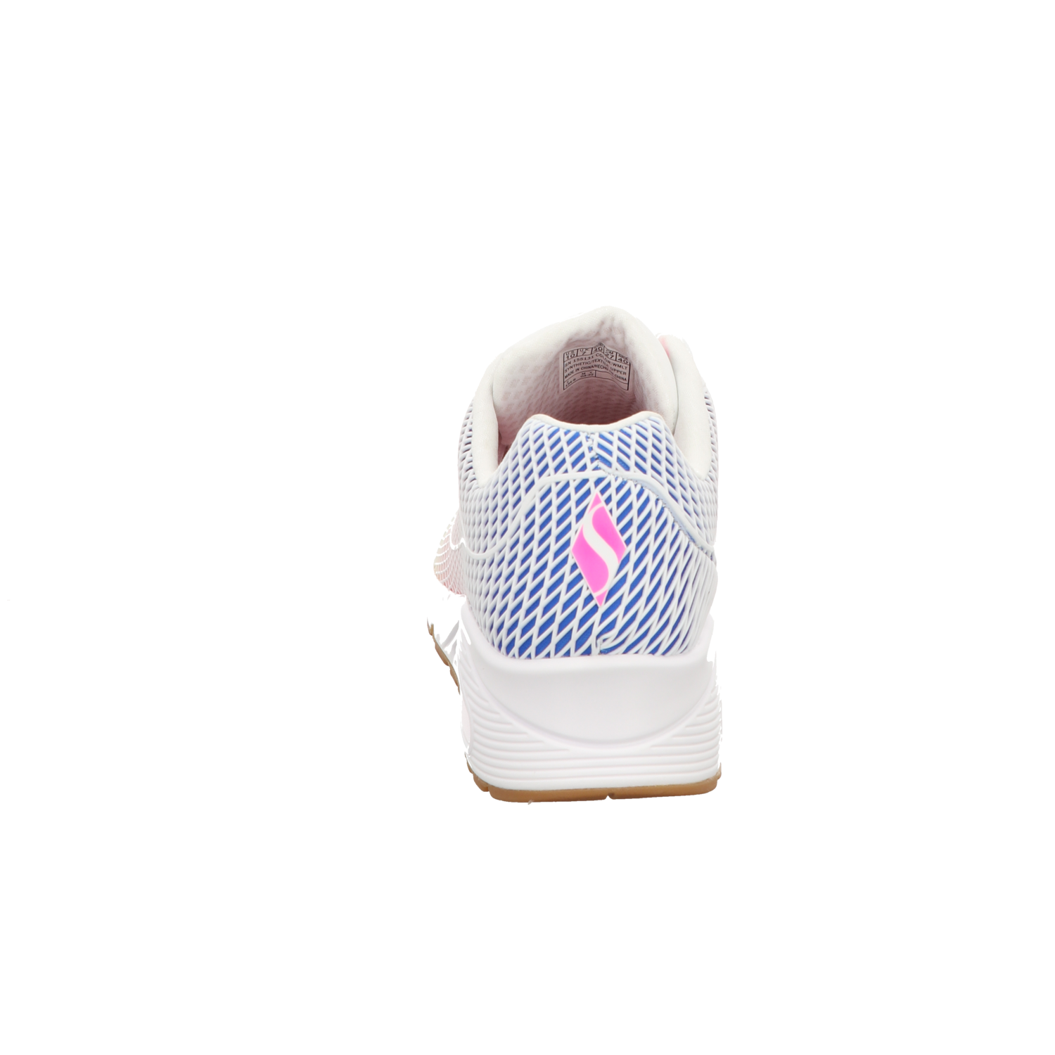 Skechers Damen Schnürschuh Uno-Eye-Catching in weiss