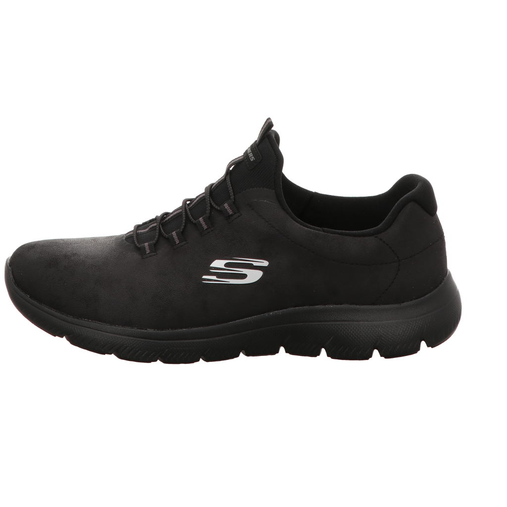 Skechers Damen Schnürschuh Summits Itz Bazik in schwarz