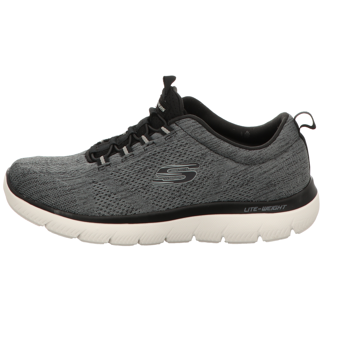 Skechers Herren Slipper Summits Louvin in grau