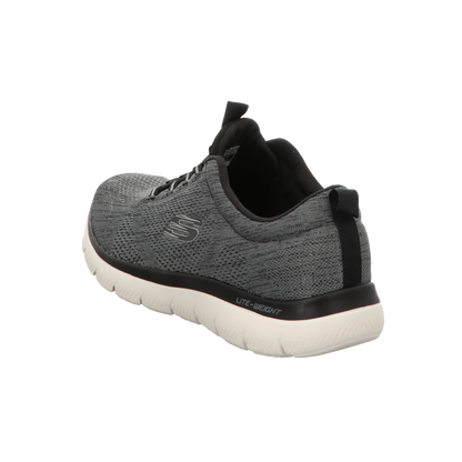 Skechers Herren Slipper Summits Louvin in grau