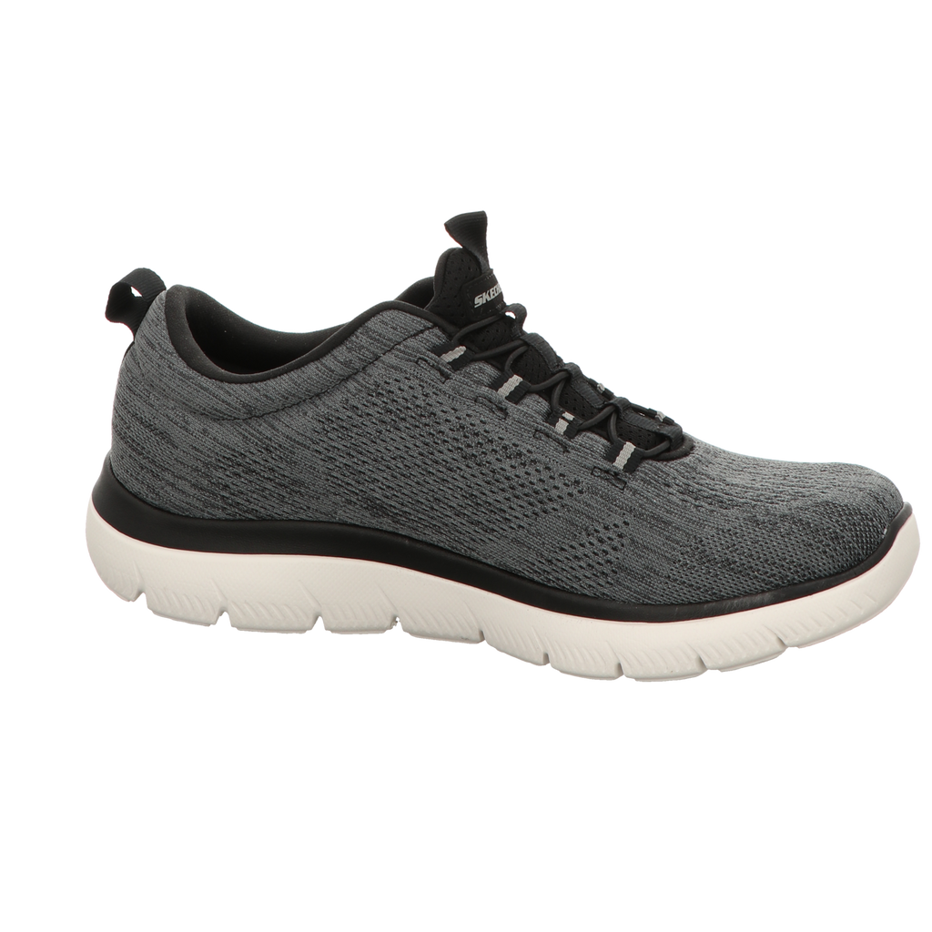 Skechers Herren Slipper Summits Louvin in grau