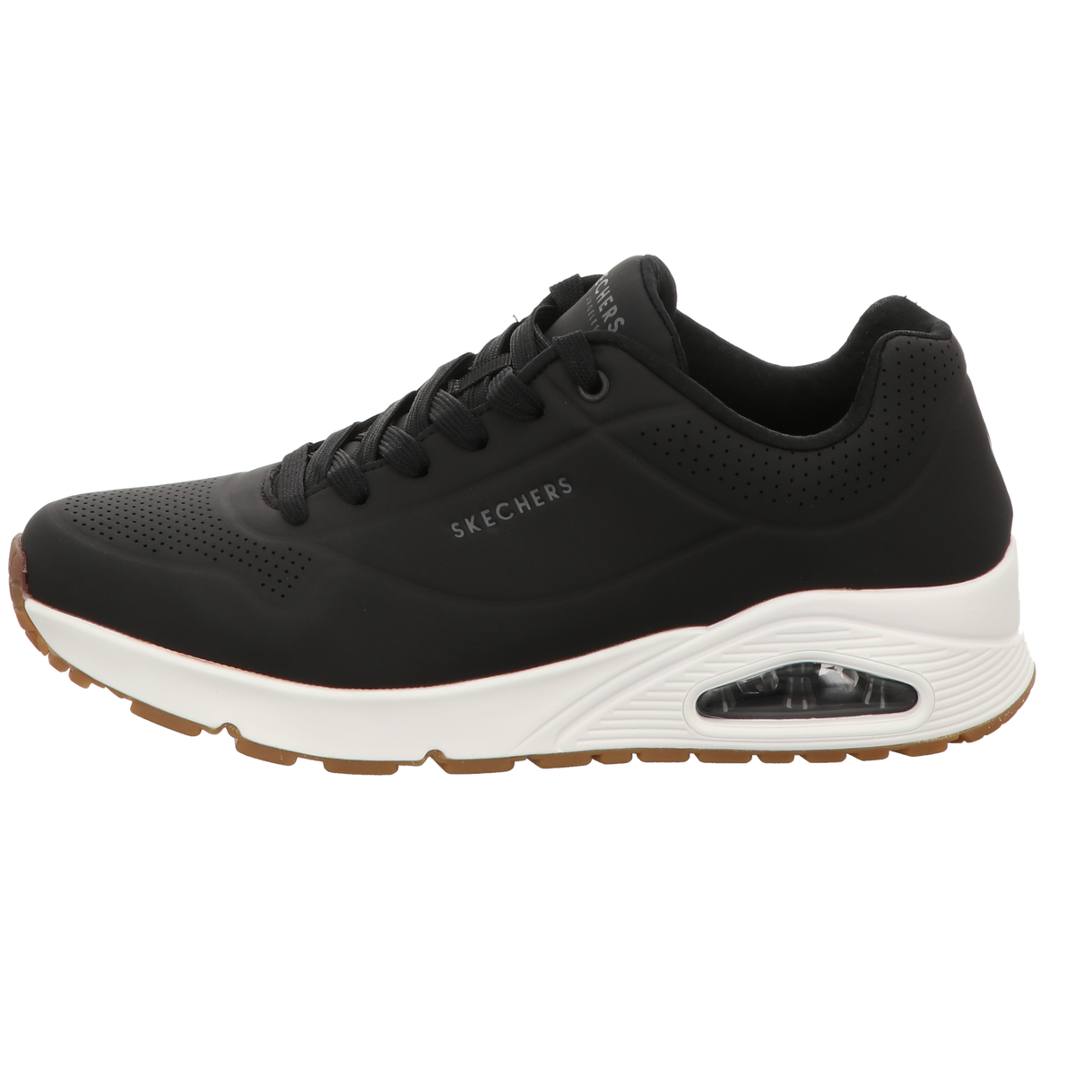 Skechers Herren Schnürschuh Uno in schwarz