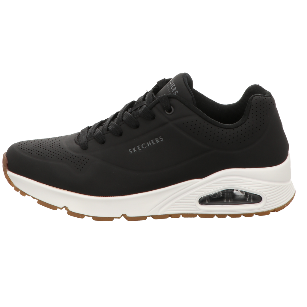 Skechers Herren Schnürschuh Uno in schwarz