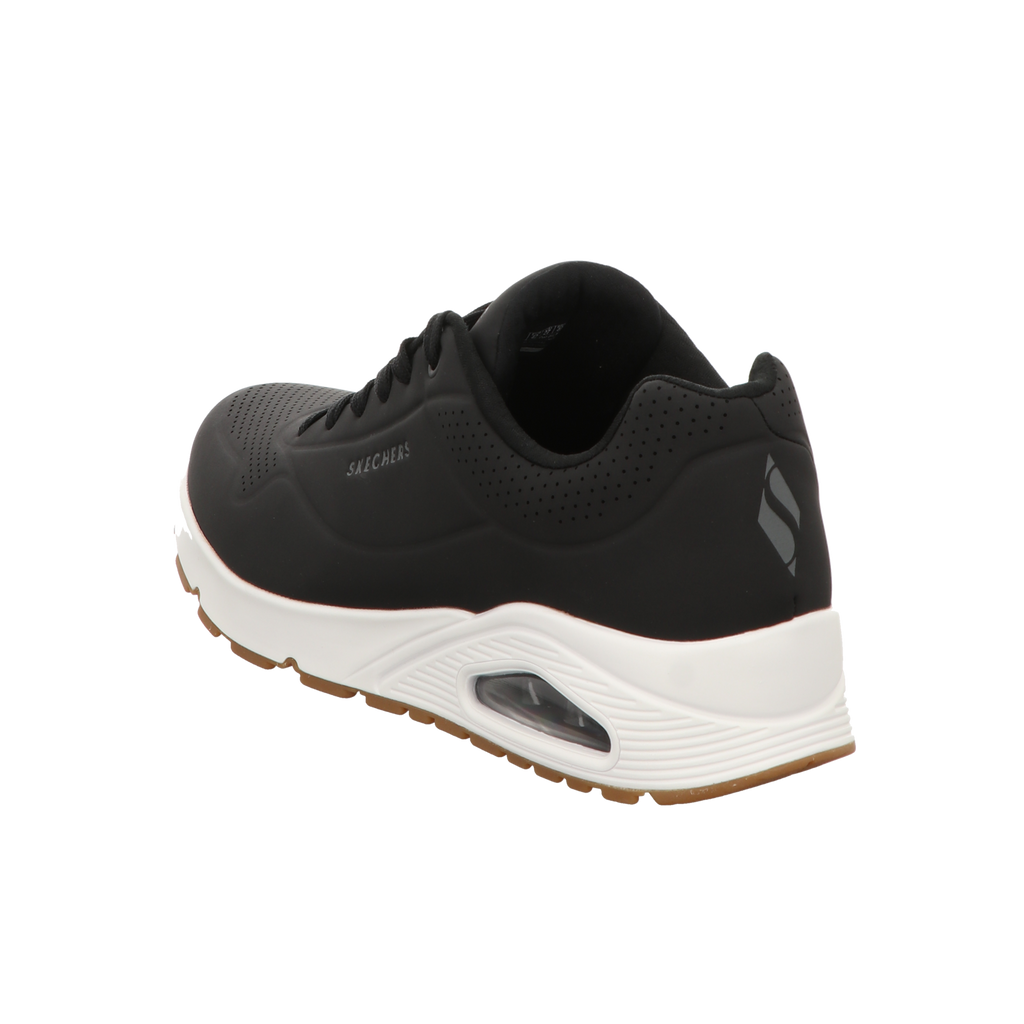 Skechers Herren Schnürschuh Uno in schwarz