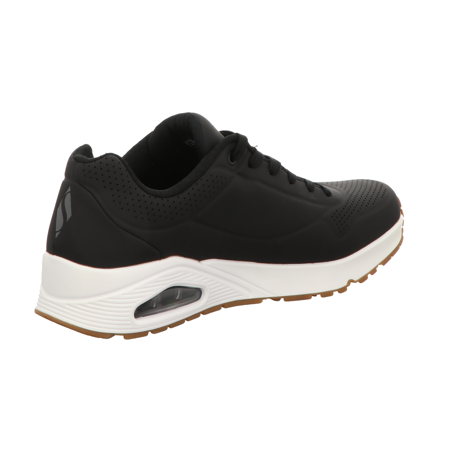Skechers Herren Schnürschuh Uno in schwarz
