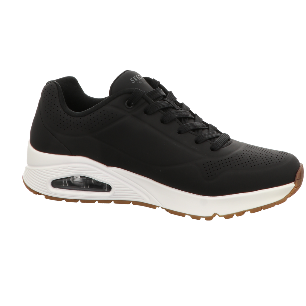 Skechers Herren Schnürschuh Uno in schwarz