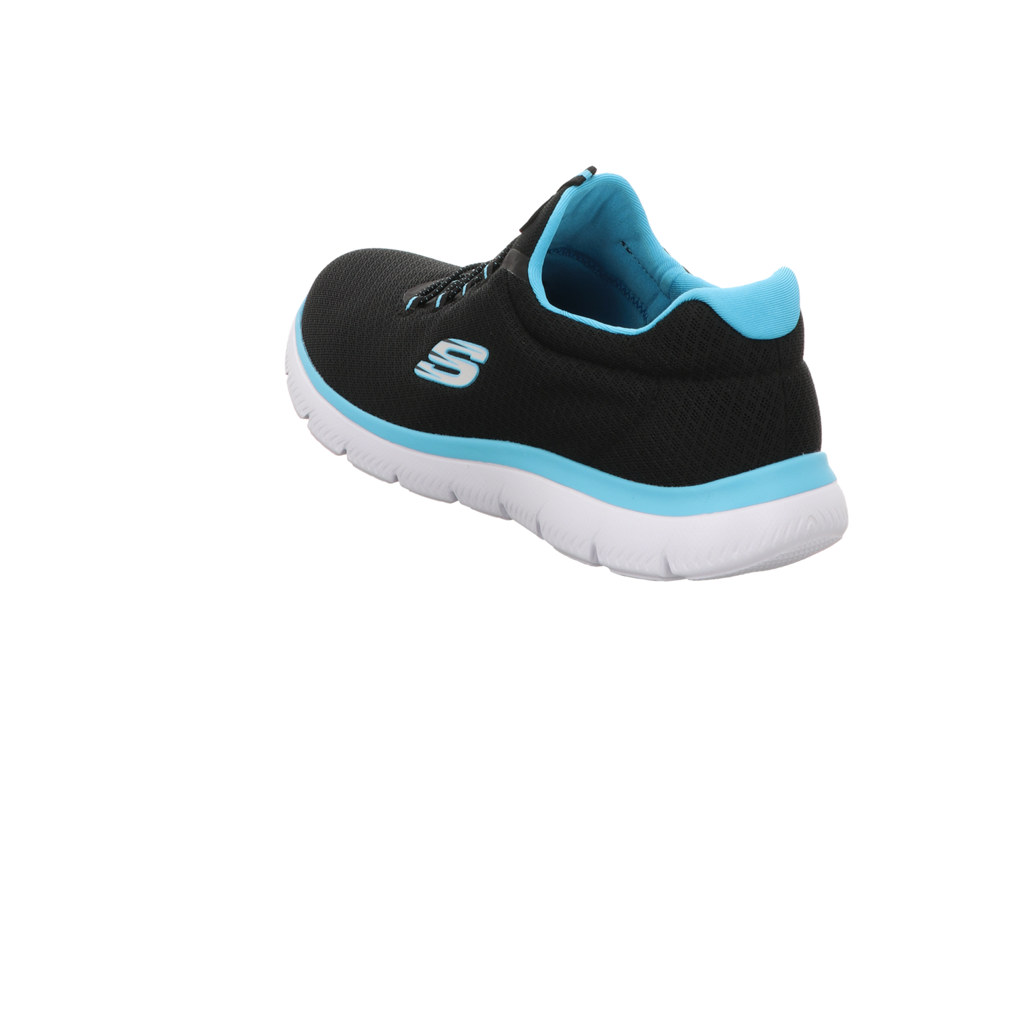 Skechers Damen Slipper Summits in schwarz