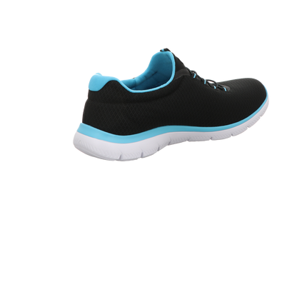 Skechers Damen Slipper Summits in schwarz