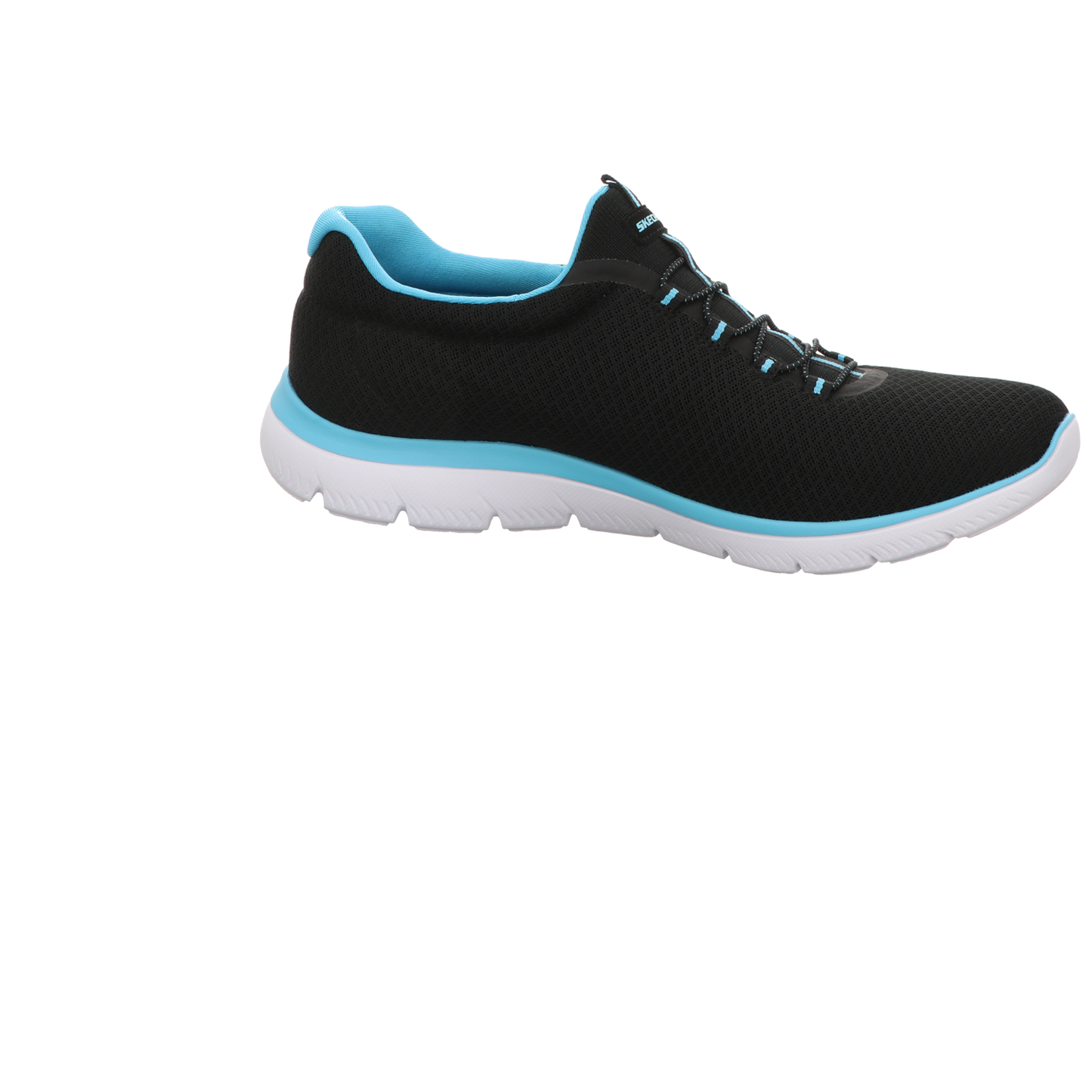 Skechers Damen Slipper Summits in schwarz