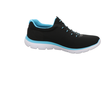 Skechers Damen Slipper Summits in schwarz