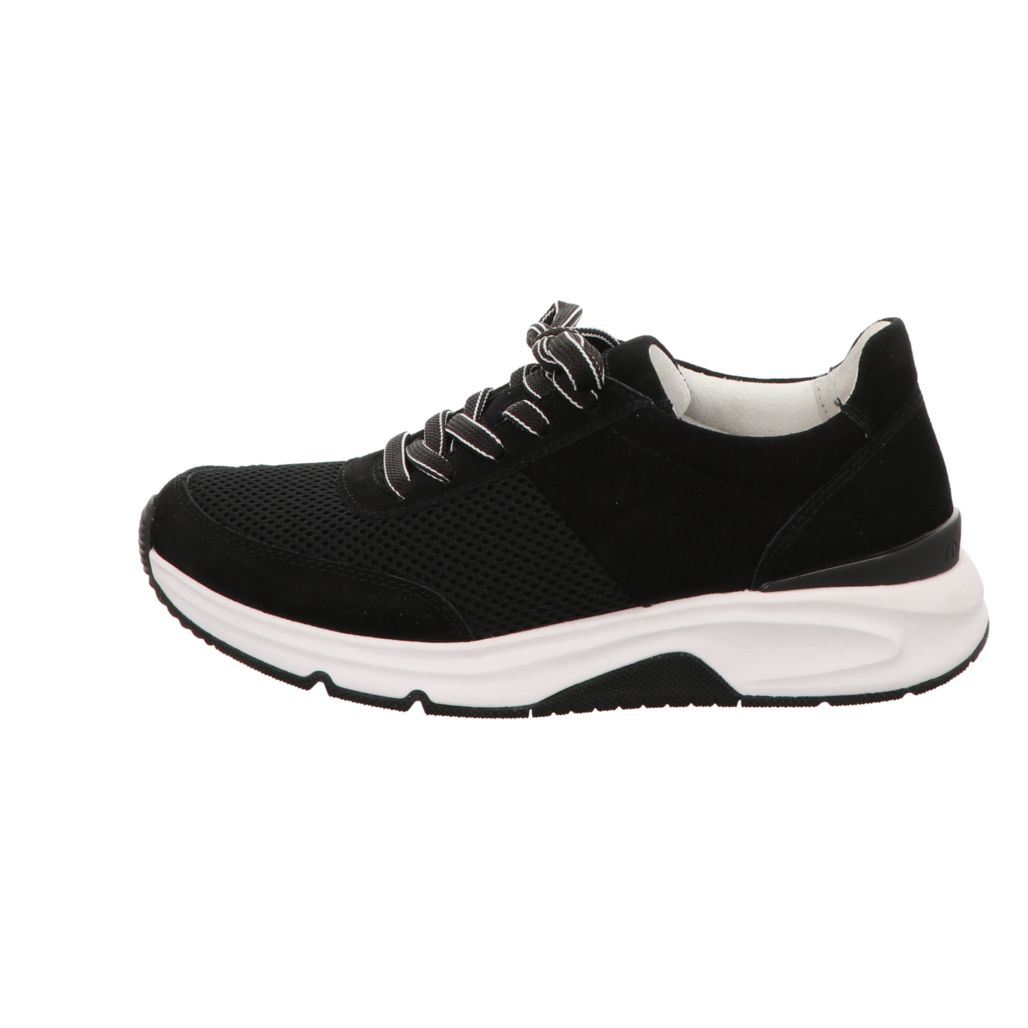 Gabor Damen Schnürschuh bequem Rolling Soft in schwarz