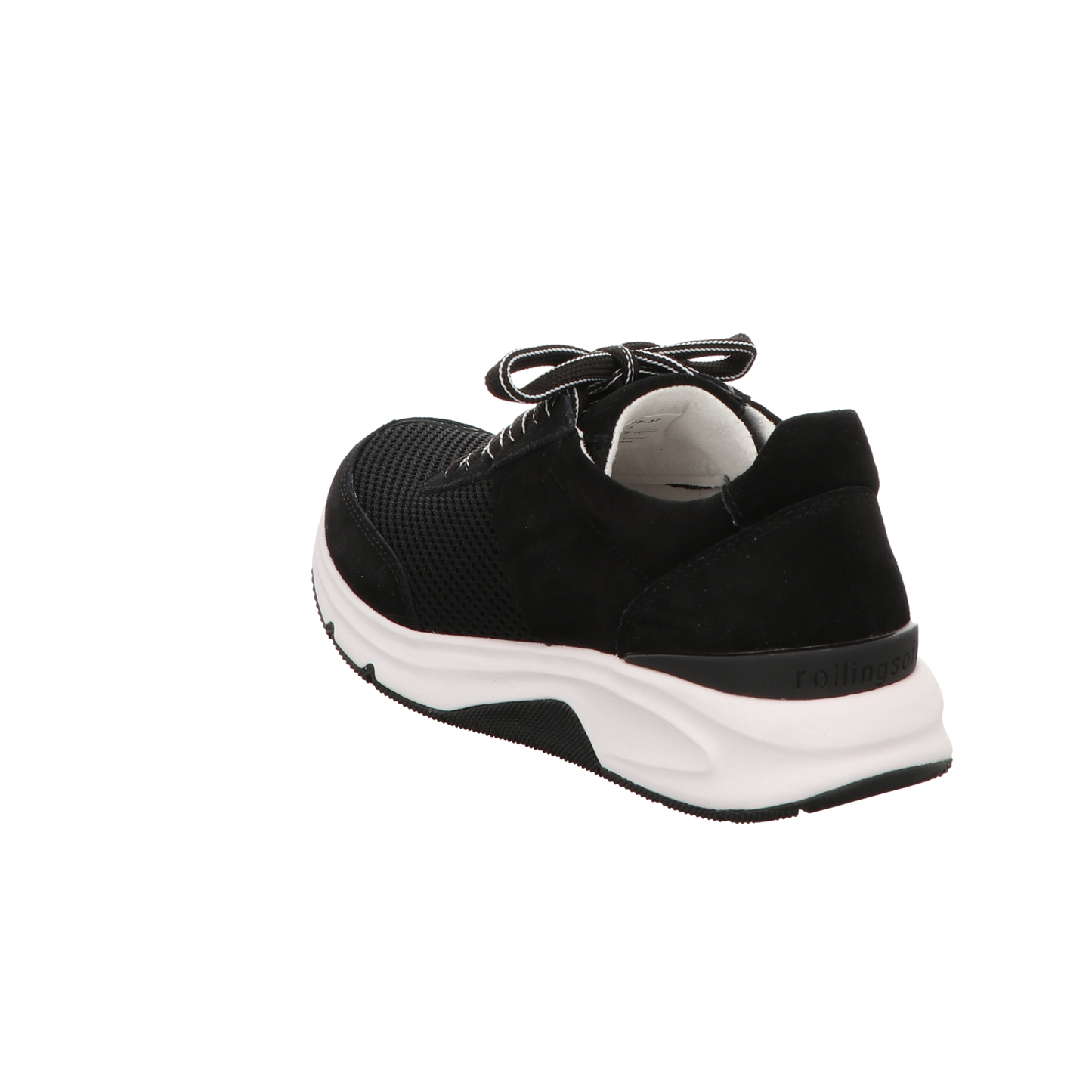 Gabor Damen Schnürschuh bequem Rolling Soft in schwarz