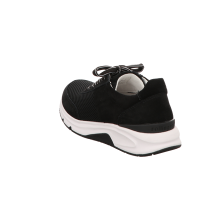 Gabor Damen Schnürschuh bequem Rolling Soft in schwarz