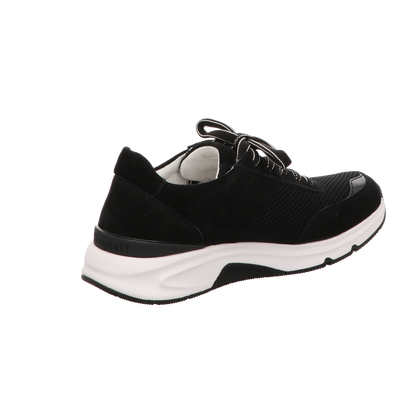 Gabor Damen Schnürschuh bequem Rolling Soft in schwarz