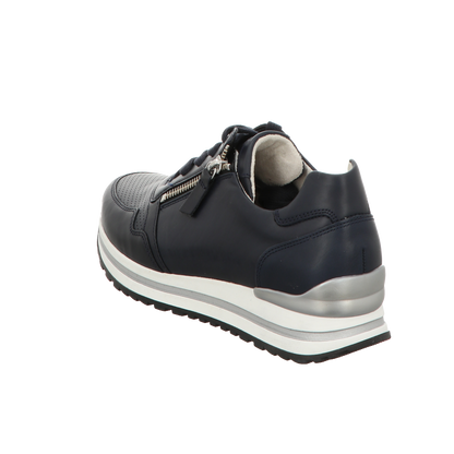 Gabor Damen Schnürschuh Turin in blau