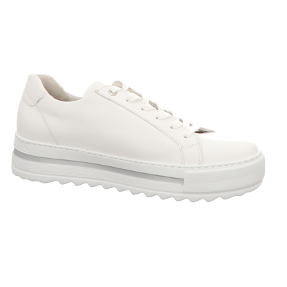 Gabor Damen Schnürschuh Florenz in weiss