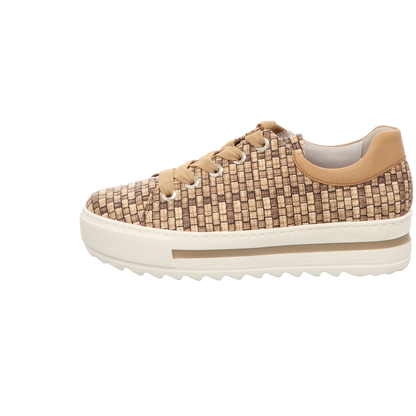 Gabor Damen Schnürschuh  in beige