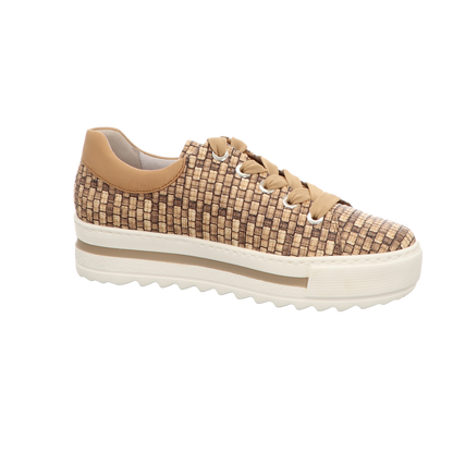 Gabor Damen Schnürschuh  in beige