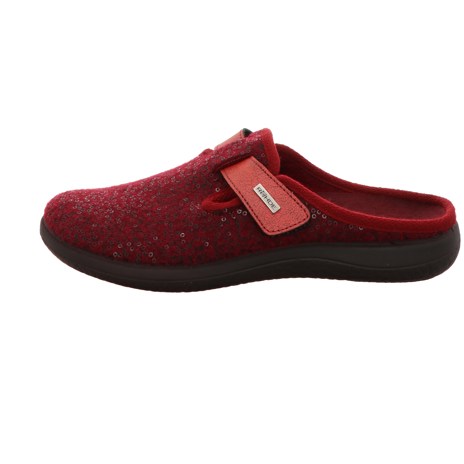 Rohde Damen Pantoffel Bari in rot