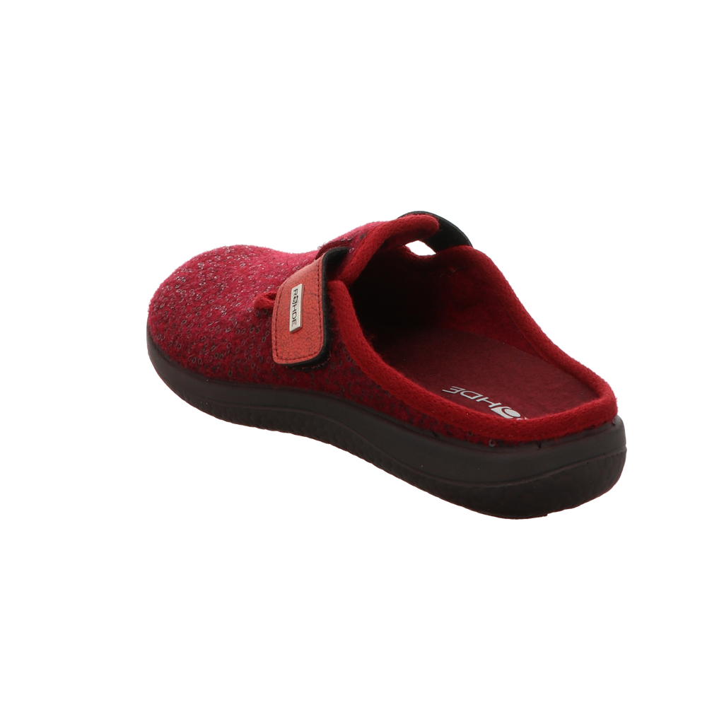 Rohde Damen Pantoffel Bari in rot