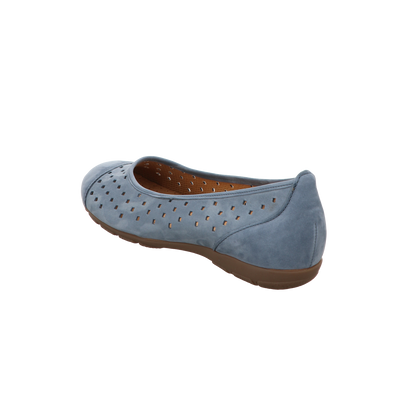 Gabor Damen Ballerina  in blau