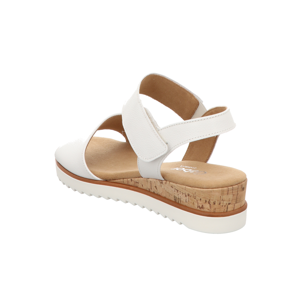 Gabor Damen Sandalette Genua in weiss
