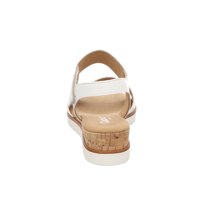Gabor Damen Sandalette Genua in weiss