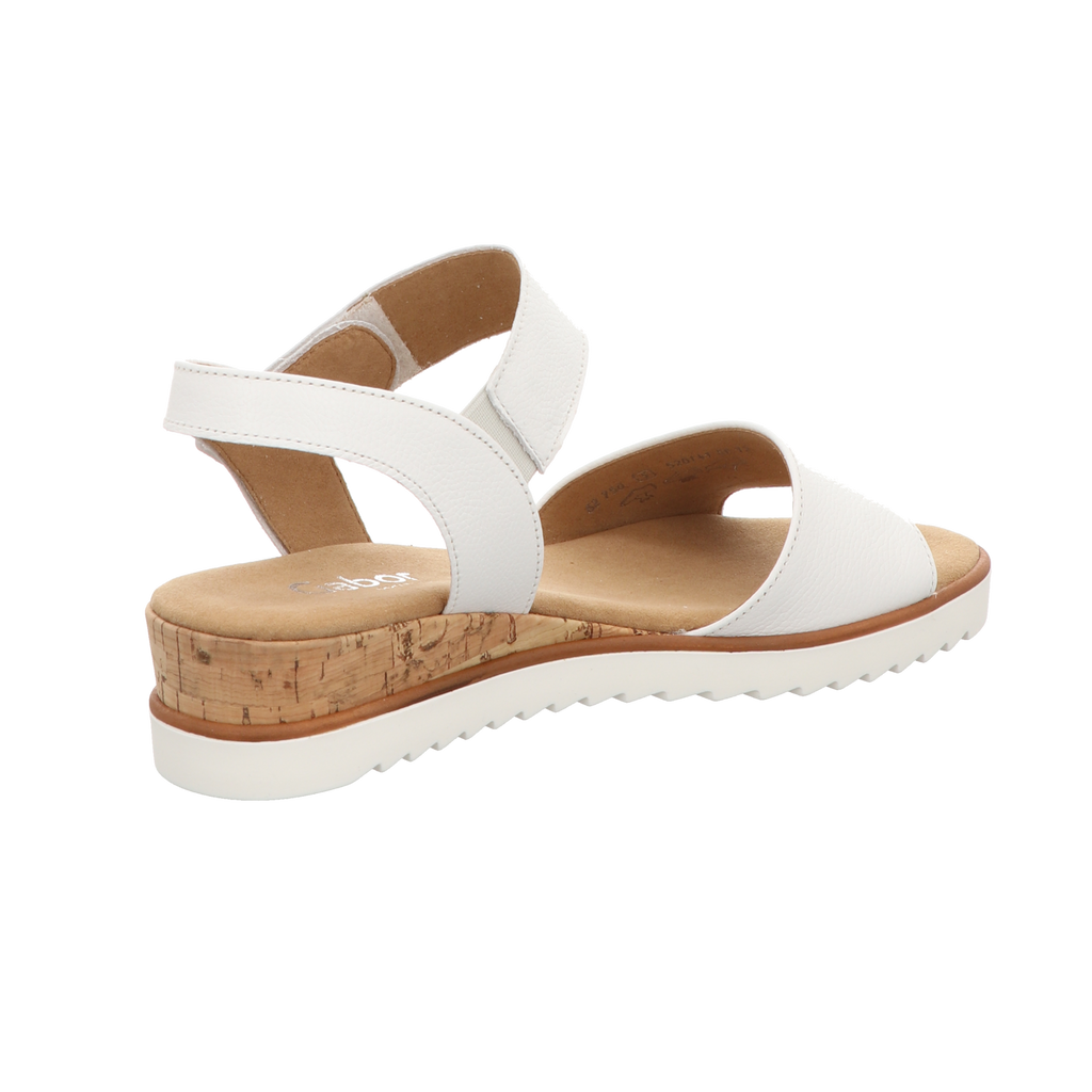 Gabor Damen Sandalette Genua in weiss