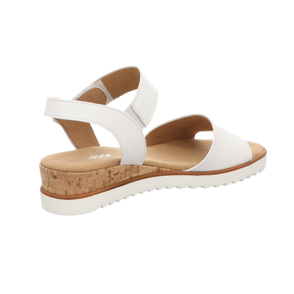 Gabor Damen Sandalette Genua in weiss