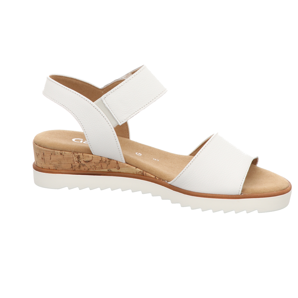 Gabor Damen Sandalette Genua in weiss