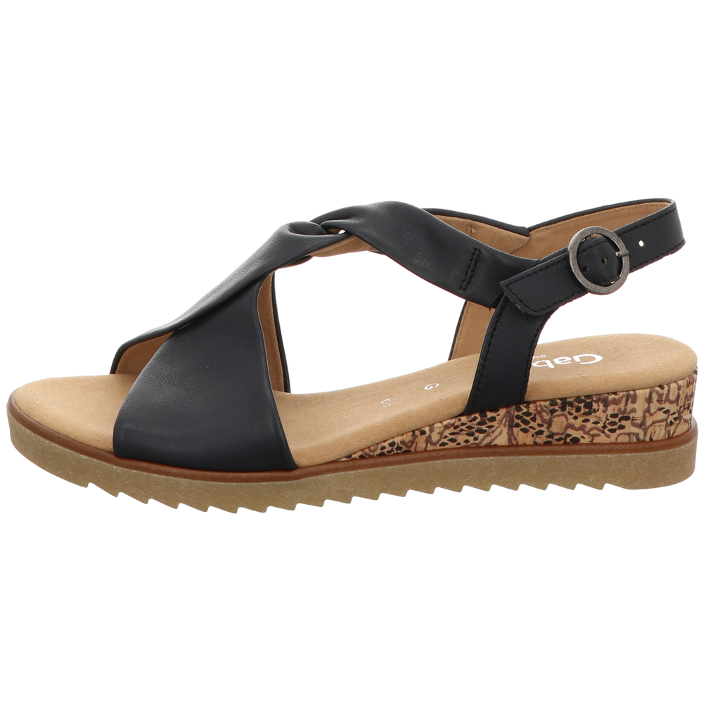 Gabor Damen Sandalette Genua in blau