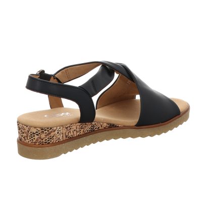 Gabor Damen Sandalette Genua in blau