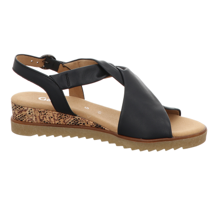 Gabor Damen Sandalette Genua in blau