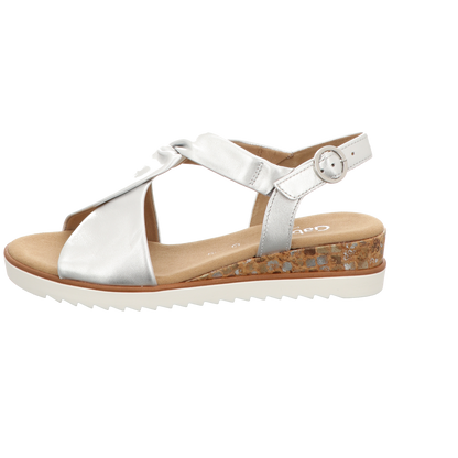 Gabor Damen Sandalette  in silber