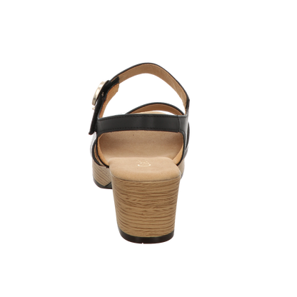 Gabor Damen Sandalette Kreta in schwarz