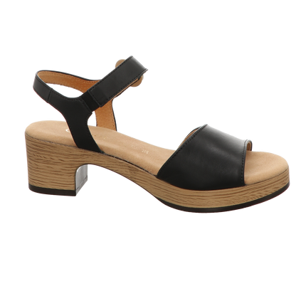 Gabor Damen Sandalette Kreta in schwarz