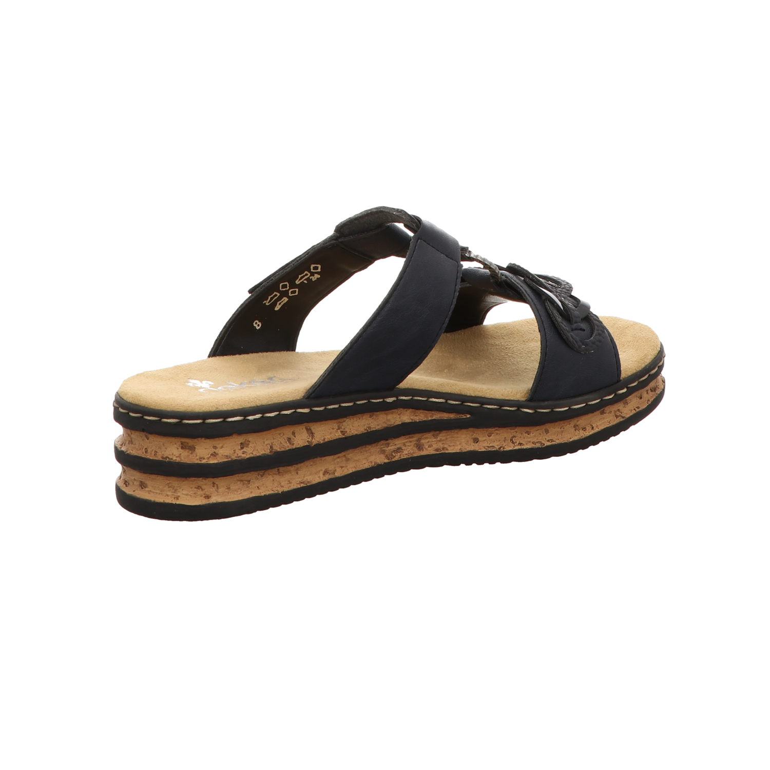 Rieker Damen Pantolette  in blau