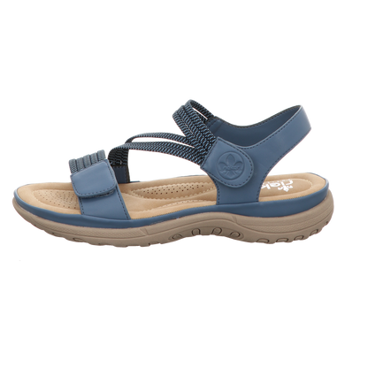 Rieker Damen Sandalette  in blau